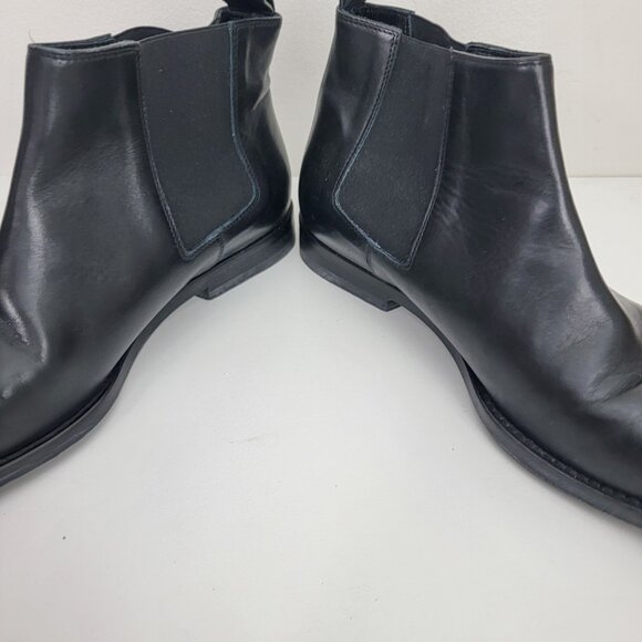 Jenni Kayne Leather Chelsea Boots in Black 37 7 - Picture 5 of 10